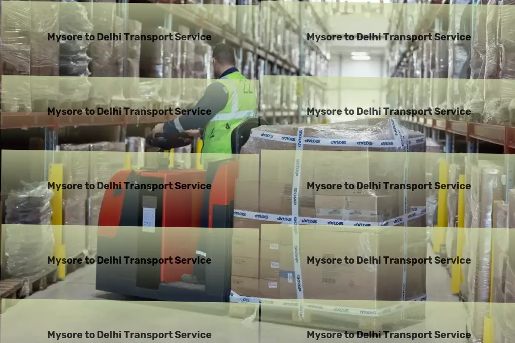 Mysore to Delhi Packers And Movers Seamless, reliable, and efficient transportation across India! - High-volume parcel delivery