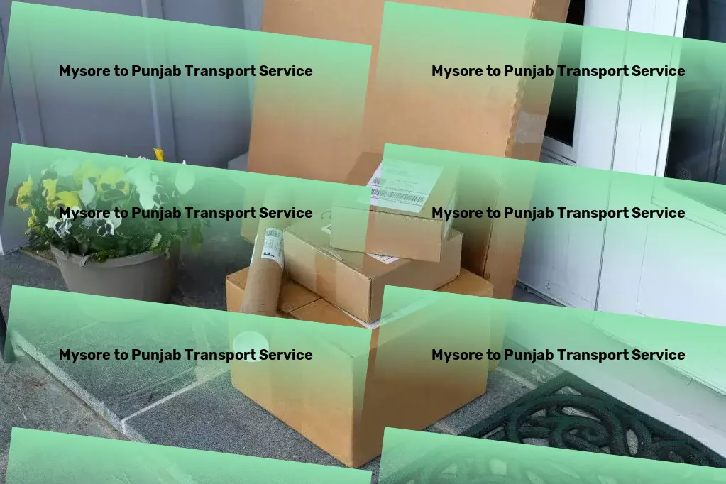 Mysore to Punjab Packers And Movers Next-level transportation solutions crafted for India! - Specialized goods shipment